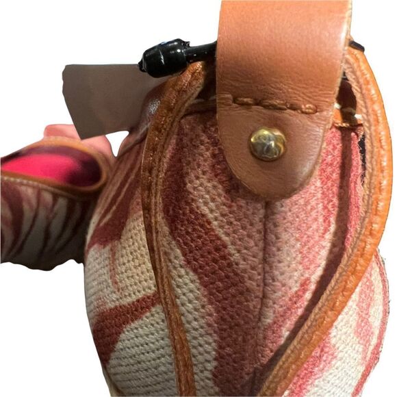 NIB Sergio Rossi Tiger Print Canvas Wedge Sandals - Picture 6 of 14